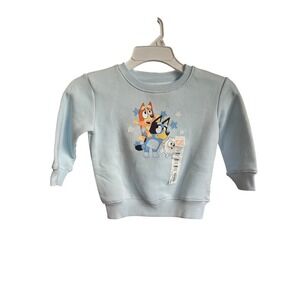 Jumping Beans Bluey Bingo Muffin Infant Girls Softest Fleece Pullover Sweatshirt